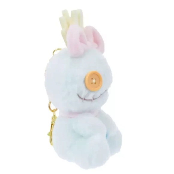 Japan Disney Store Scrump Plush Toy Keychain Stitch PASTEL Lilo & Stitch - NEW - Picture 5 of 6